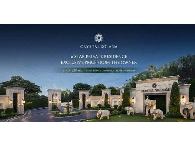 โครงการคฤหาสน์หรู CRYSTAL SOLANA ย่านเลียบด่วน เอกมัย-รามอินทรา กรุงเทพฯ ที่ทุกอณูของโครงการออกแบบให้มี Facades