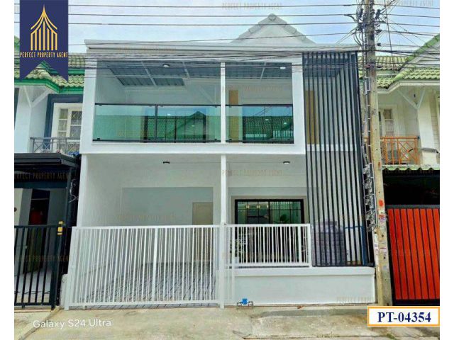 ทาวน์เฮ้าส์พฤกษา14Aบางบัวทองตกแต่งใหม่ราคาถูก
