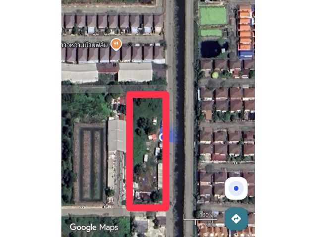 ขายที่ดิน 2 ไร่ 57 ตรว. ตำบลคลองสอง อำเภอคลองหลวง ปทุมธานี ถนนเลียบคลอง