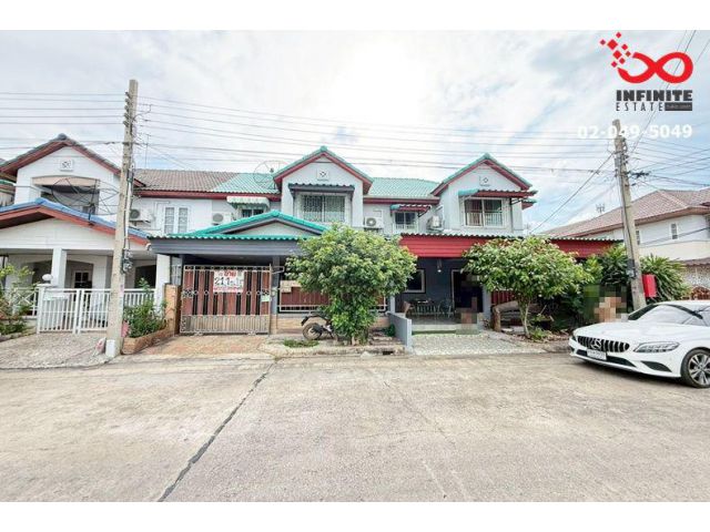 ขายทาวน์เฮาส์ 2 ชั้น บ้านลุมพินี บางบัวทอง 21 ตรว. ต่อเติมครบ ใกล้ MRT