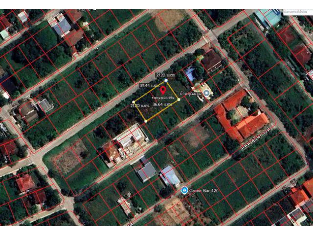 ขายที่ดิน ในโครงการฟลอร่าวิลล์ ซอยสุวินทวงศ์ 38 เนื้อที่ 198.4 ตร.ว. แปลงสวย