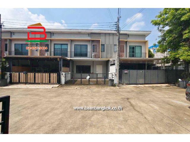ทาวน์เฮาส์ 2 ชั้น หมู่บ้านเดอะคอนเนค 28 วัชรพล-เพิ่มสิน เนื้อที่ 21 ตรว. (ใกล้โรงเรียนศิริวัฒน์วิทยา) คลองถนน สายไหม