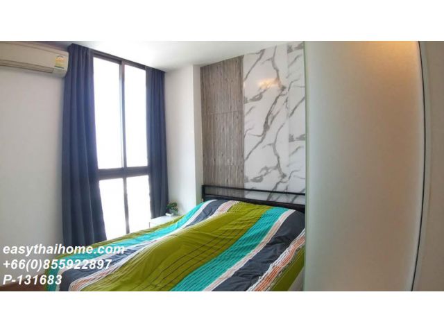 P-131683 — ให้เช่าคอนโดวิวสระว่ายน้ำทำเลดีติดถนนใหญ่! Ideo Mix Sukhumvit 103 ใกล้ BTS อุดมสุข เดินทางสะดวก เฟอร์เครื่องใช้ไฟฟ้าครบ ราคา 14,000 บาท