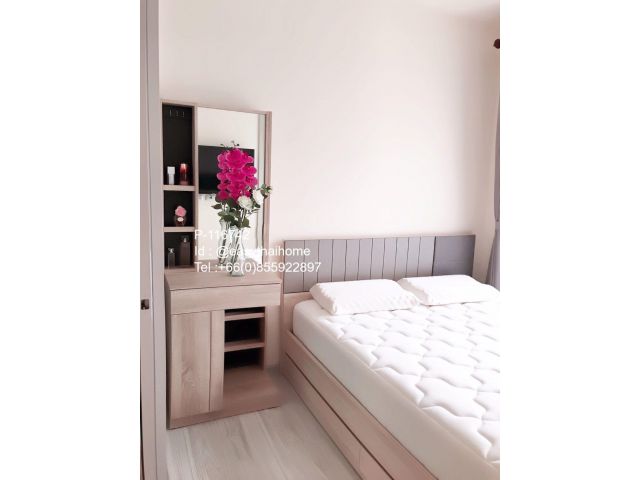 P-116742 — ขายคอนโดพร้อมผู้เช่า Aspire Sathorn-Taksin Copper Zone ใกล้ BTS วุฒากาศ ชั้น 12 ห้อง 1 นอน 1 น้ำ เฟอร์ครบ ลงทุนรับค่าเช่าทันที 085-592-2897