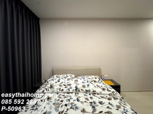 P-50963 — ให้เช่าคอนโด Elio Del Nest Udomsuk ใกล้ BTS อุดมสุข ชั้น 14 ห้อง 1 นอน 1 น้ำ เฟอร์ครบ มีเครื่องซักผ้า