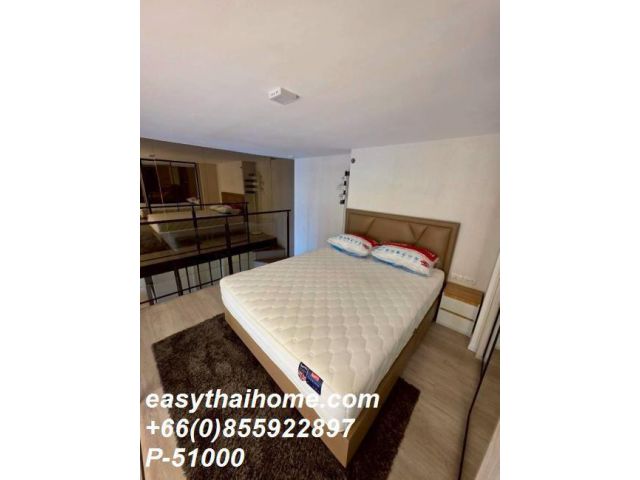 P-51000 | Siamese Sukhumvit (ไซมิส สุขุมวิท) Duplex ห้องสูง วิวเมือง ใกล้ BTS อ่อนนุช เพียง 500 เมตร!