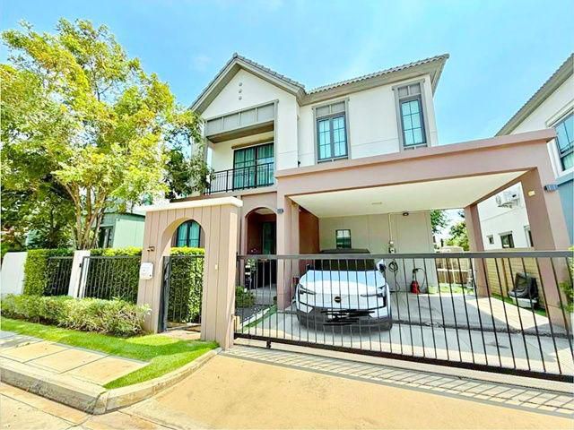 บ้านเดี่ยวสไตล์โมเดิร์น 4 นอน 4 น้ำ5 แอร์ ราชพฤกษ์-345 โรบินสันไลฟ์สไตล์ ราชพฤกษ์ 1.05กม. รพ.ปากเกร็ด 2 1.2 กม. 54 ตร.ว.