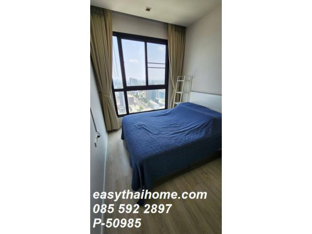 P-50985 — ให้เช่าคอนโด ชั้น 32 Quinn Condo Ratchada ใกล้ MRT สุทธิสาร 085-592-2897 Line: @easythaihome