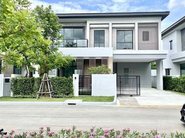 BH4099 ให้เช่าบ้านเดี่ยวหรู Bangkok Boulevard บางนา กม.5 บ้านสวยพร้อมอยู่ ทำเลศักยภาพใกล้ Central บางนา และโรงเรียนนานาช