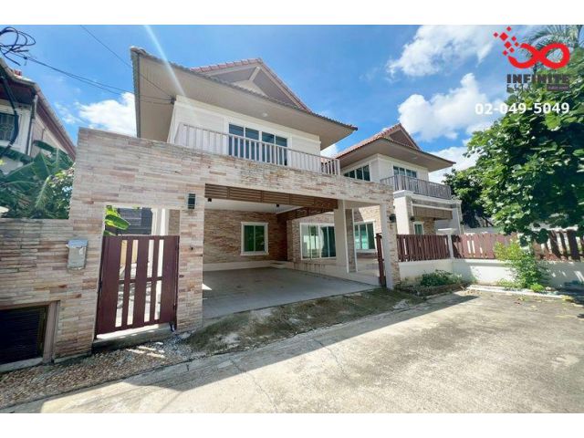 ขายบ้านเดี่ยว หมู่บ้านนนทรี 5 พระราม 5 – นครอินทร์ 2 ชั้น 89.9 ตรว. บ้านสวยพร้อมอยู่