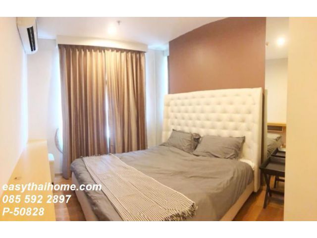 P-50828 — ให้เช่าคอนโด ชั้น 19 Villa Asoke ใกล้ MRT เพชรบุรี 085-592-2897 Line: @easythaihome