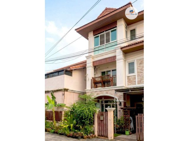 บ้านแฝด 3 ชั้น (หลังมุม) ม.นนทรี วิลล่า - พระราม5 ,บางศรีเมือง