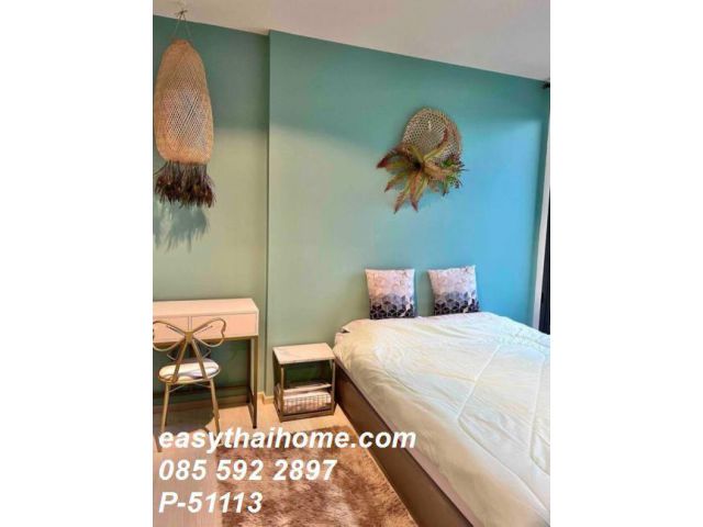 P-51113 — ให้เช่าคอนโด ชั้น 10 Rhythm Sukhumvit 42 ห้องสวยทำเลทองติด BTS เอกมัย เพียง 50 เมตร 085-592-2897