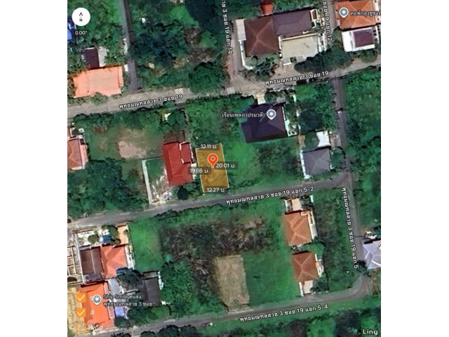 ขายด่วนที่ดินตลิ่งชัน 60 ตรว ติดถนนลาดยาง พุทธมณฑลสาย 3 ซอย 19 แยก 5-2