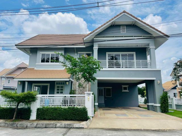 ขายบ้านเดี่ยว สร้างใหม่ ดีไซน์ อเมริกัน คันทรี่ บนทำเล วงแหวนรอบสาม แยกแม่กวง ถนนใหม่ (สันปูเลย)