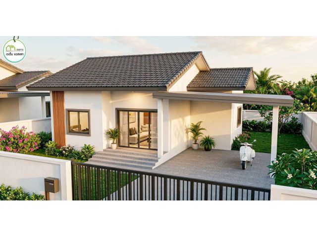 เปิดจอง!! บ้านเดี่ยว 1ชั้น 3ห้องนอน 2ห้องน้ำ โครงการบ้านเอมมาลิน6(คุ้งวารี)