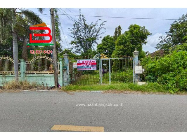 ที่ดินพร้อมบ้าน ตรงข้ามวัดศิริจันทราราม (คลอง5) เนื้อที่ 29-0-11.5 ไร่ ถนนปท.3010 อ.คลองหลวง จ.ปทุมธานี