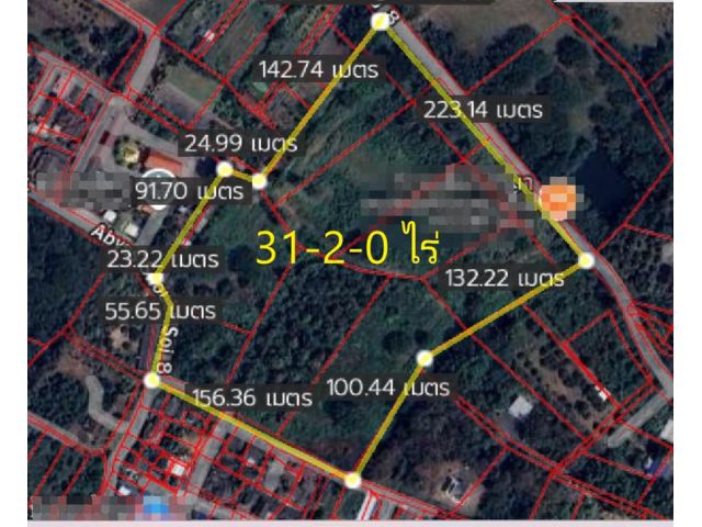L566-ขายที่ดินผังเหลือง 31ไร่ครึ่ง เชียงใหม่ สันกำแพง ห้วยทราย