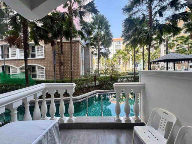 C1405 ขายคอนโด Seven Seas Cote d'Azur Pattaya Pool Access ฟีลเหมือนมีสระว่ายน้ำส่วนตัว ใกล้หาดจอมเทียน