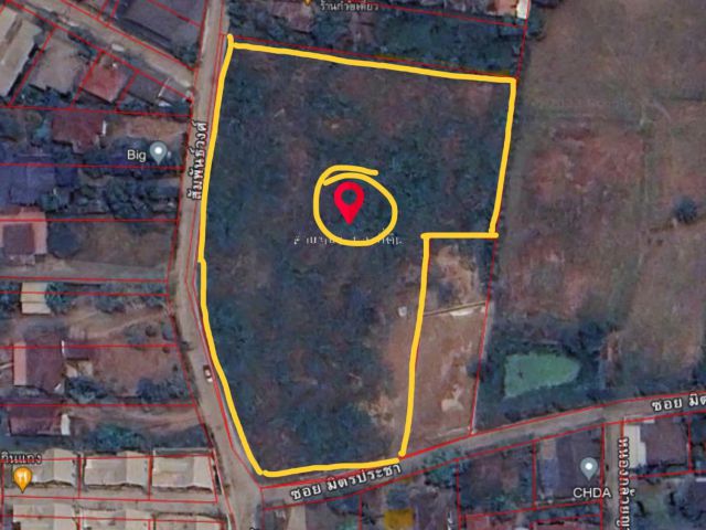 ขายที่ดิน5-2-87 ไร่ บ้านบ่อน้ำ ซอยมิตรประชา ถนนอุดร-หนองสำโรง ต.หมูม่น อ.เมืองอุดรธานี
