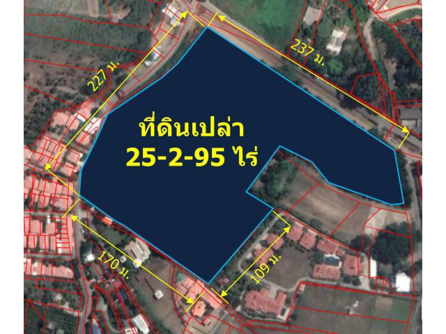 L001-ขายที่ดินผังเหลือง 25ไร่ครึ่ง เชียงใหม่ หางดง หางดง