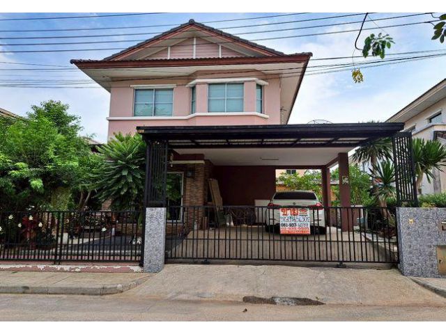 ขายบ้านเดี่ยว หมู่บ้านชลลดา สุวรรณภูมิ ลาดกระบัง 54 เนื้อที่ 56.7 ตร.ว. 2 ชั้น 3 นอน 2 น้ำ