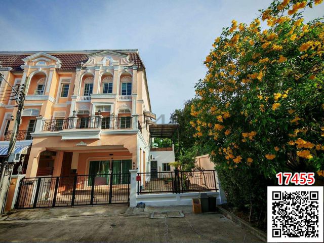 เช่า ทาวน์โฮม 3 ชั้น เออร์เบิน สาทร (Urban Sathorn) ราชพฤกษ์ หลังมุม ใกล้ BTS บางหว้า