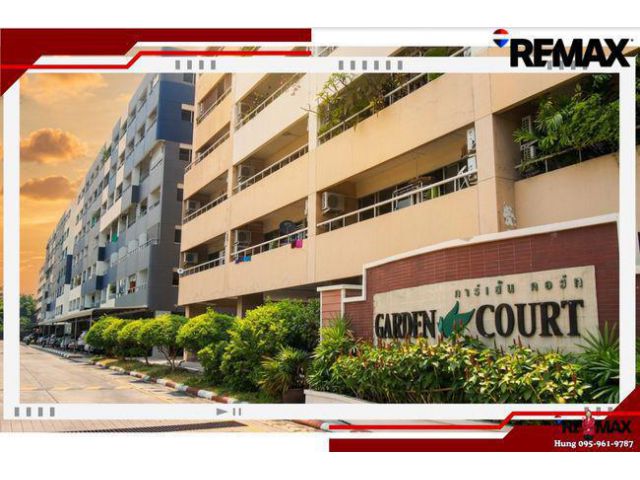 ขายคอนโด การ์เด้น คอร์ท (บ้านรวงข้าว4) ราษฎร์บูรณะ ห้องใหญ่ 82 ตรม 2 bed ขายเพียง 2.49 Mb. ใกล้ทางด่วนพระราม 3 เข้าเมืองไม่เกิน 15 นาที
