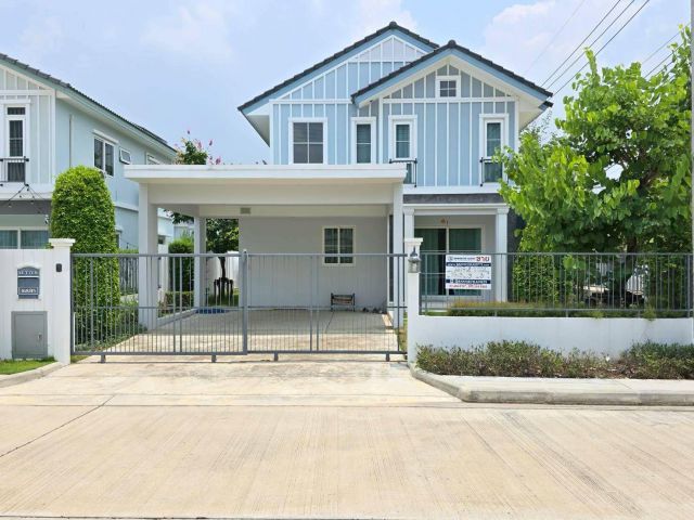 ขายบ้านเดี่ยวมือสอง โครงการ วิลลาจจิโอ บางใหญ่ (Villaggio Bang Yai) หลังมุม เนื้อที่ 53.30 ตร.ว.