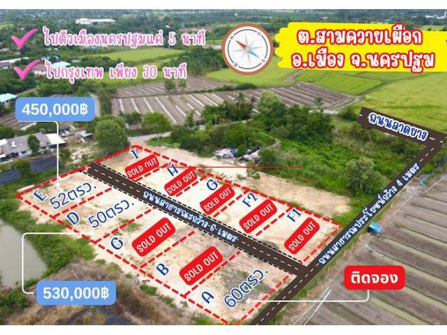 ที่ดิน สามควายเผือก เมืองนครปฐม