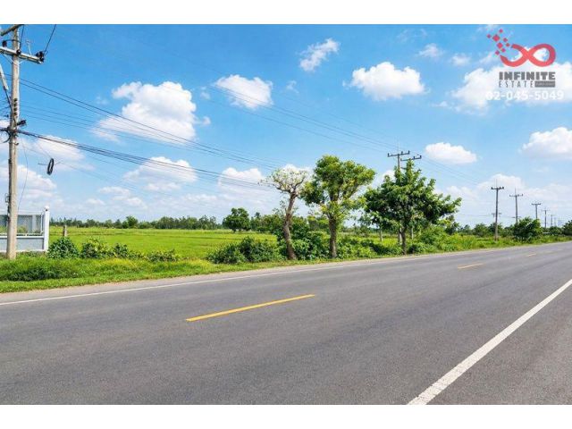 ขายที่ดิน 3 ไร่ ติดถนน ใกล้ที่ทำการการไฟฟ้าภูมิภาค หนองหญ้าไซ สุพรรณบุรี แปลงสวย