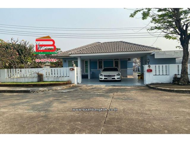 บ้านเดี่ยว ชั้นเดียว เนื้อที่ 150 ตร.ว. หมู่บ้านปัญญาอินทรา P7 (Panya Intra Phase 7) ใกล้ซาฟารีเวิลด์ เขตคลองสามวา