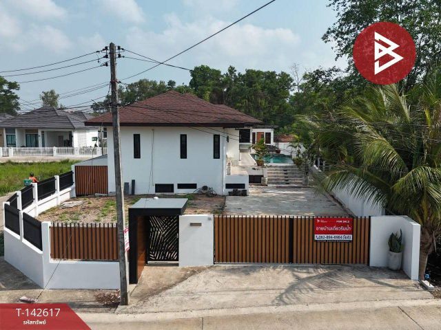 ขายบ้านเดี่ยวสไตล์พูลวิลล่า เนื้อที่ 1 งาน 78.2 ตร.วา เกาะขวาง จันทบุรี