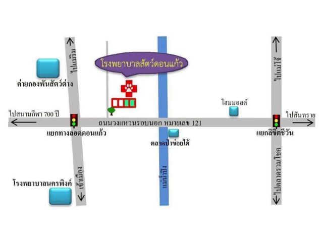 ขายที่ดินตำบลดอนแก้วแม่ริมห่างถนนหลัก 50เมตร