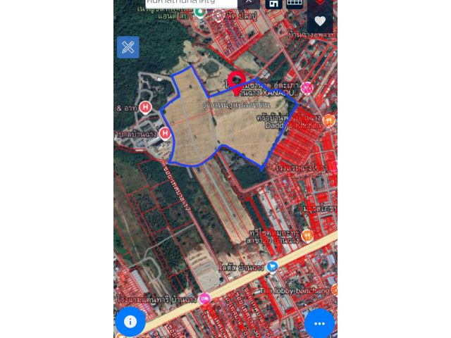 ขายที่ดิน 93 ไร่ ใกล้ รพ.บ้านฉาง ใกล้สนามบินอู่ตะเภา ระยอง