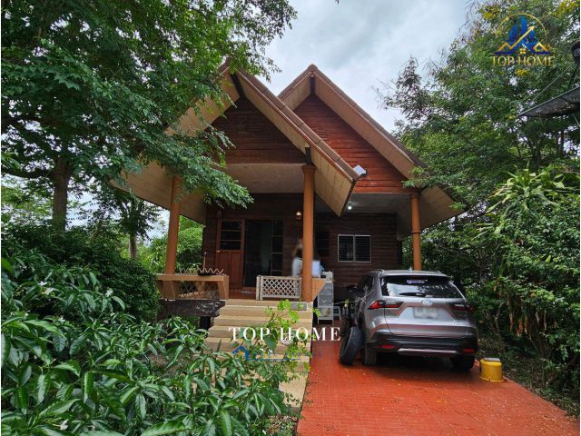 ขายด่วน! บ้านสวนครึ่งปูนครึ่งไม้ 1 ชั้น โครงการเจ้าสำราญ เลค แอนด์ ฮิลล์ จ.เพชรบุรี