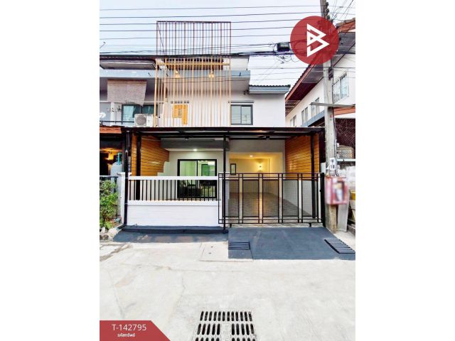 ขายด่วนทาวน์เฮ้าส์ 2 หมู่บ้านซื่อตรง จันทริน ซอยบางรักน้อย 1/9 ท่าอิฐ เมืองนนทบุรี