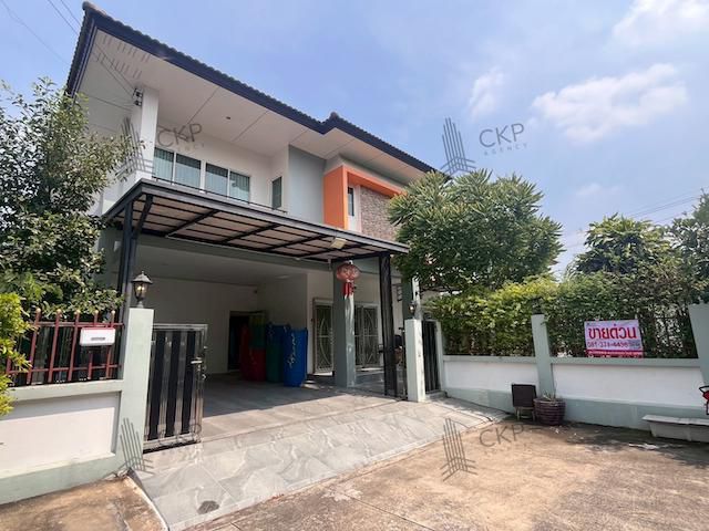ขาย บ้านเดี่ยว หลังมุม โชคประชา รีสอร์ท ดอนเมือง ตกแต่งครบ พร้อมเข้าอยู่ ใกล้สนามบินดอนเมืองและโรบินสัน ไลฟ์ไสตล์ ศรีสมา