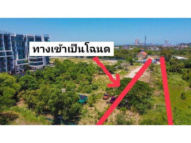 ขายที่ดิน 8 ไร่ 217 ตารางวา ฝั่งทะเล นาจอมเทียน อำเภอสัตหีบ จังหวัดชลบุรี