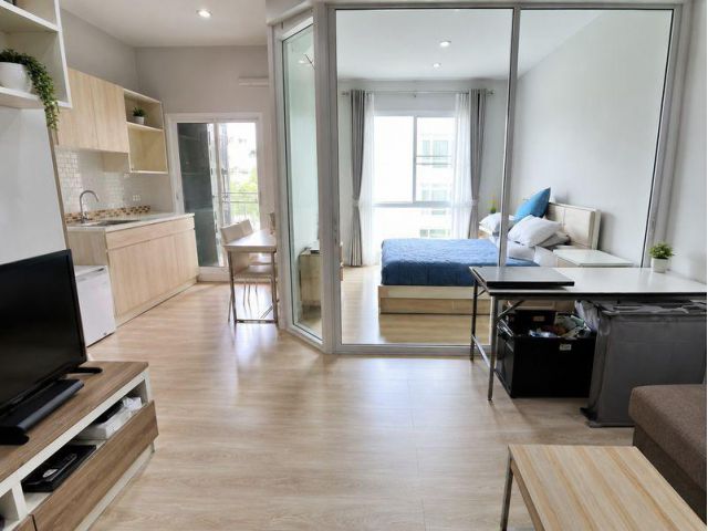 Zelle Salaya Condo อาคาร 7 ชั้น 6 เนื้อที่ 30.43 ตารางเมตร พร้อมเฟอร์นิเจอร์ 1 ห้องนอน ตำบลศาลายา อำเภอพุทธมณฑล