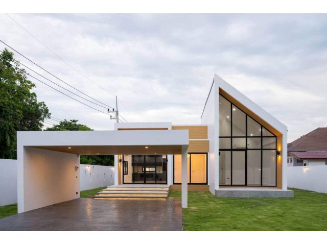 ขายราคา 5,400,000ล้านบ.ค่าโอนคนละครึ่ง ขายบ้านเดี่ยวสไตล์นอร์ดิก-มินิมอล ใกล้ทะเลหาดแม่รำพึงจ.ระยอง เนื้อที่127ตรว.