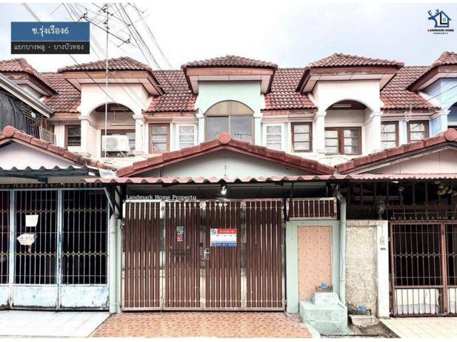 LM26-0073 ขายทาวน์เฮ้าส์ 2 ชั้น ช.รุ่งเรือง6 แยกบางพลู บางบัวทอง พื้นที่ 18 ตร.ว 2นอน 2น้ำ ใกล้เซนทรัลเวสต์เกต