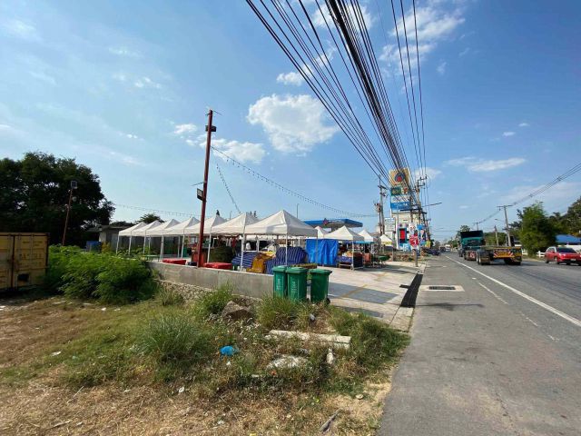 ขายที่ดินทุ่งสุขลาทำเลดี 1 ไร่ ติดถนนเก้ากิโล ใกล้ท่าเรือแหลมฉบัง-4กม. อ.ศรีราชา ชลบุรี