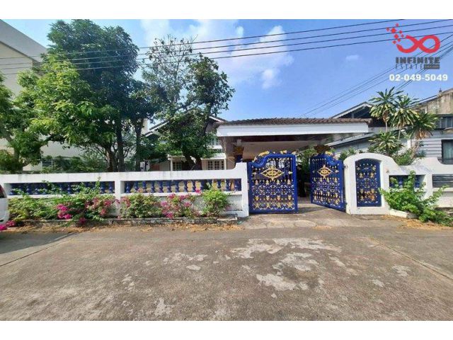 ขายบ้านเดี่ยว 2 ชั้น 101 ตร.ว. รามคำแหง 60 หมู่บ้านสวนสน ใกล้ MRT ลำสาลี - ศรีนครินทร์