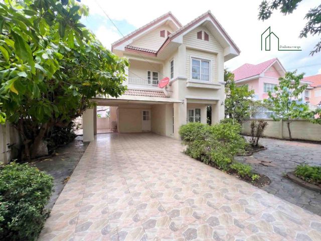บ้านเดี่ยว 2 ชั้น เนเบอร์โฮม วัชรพล สุขาภิบาล 5 แปลงสวย ติดสวนโครงการ