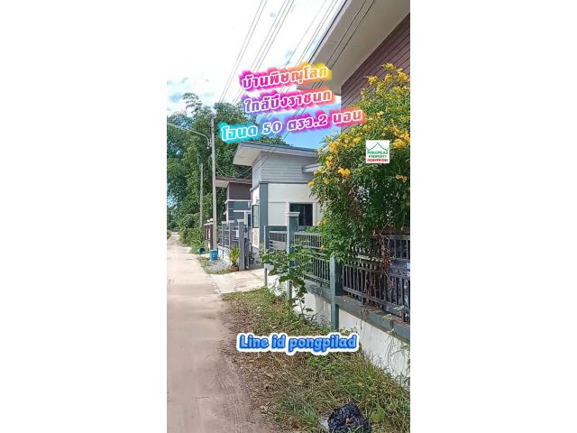 ขายบ้านพิษณุโลก ใกล้บึงราชนก 50 ตรว.2 นอน