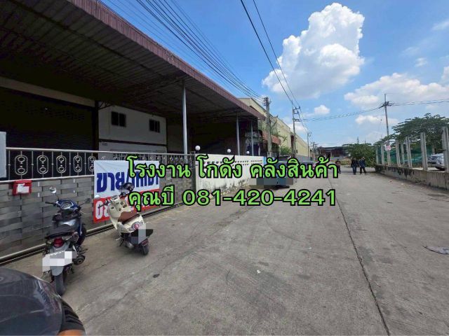 ให้เช่า/ขาย โรงงาน โกดัง คลังสินค้า พร้อมออฟฟิศ 2 ชั้น ขนาดเริ่มต้น 600 ตร.ม.ไฟฟ้า 3 เฟส 100A ซอยเจอาร์ 2 บางน้ำจืด สมุทรสาคร