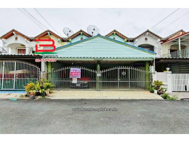 ขาย/เช่า ทาวน์เฮาส์ 2 ชั้น เนื้อที่ 34 ตร.ว. หมู่บ้านธารทอง 2 (ซอยวัดลาดปลาดุก) ถนนกาญจนาภิเษก ตำบลบางรักพัฒนา อำเภอบางบ