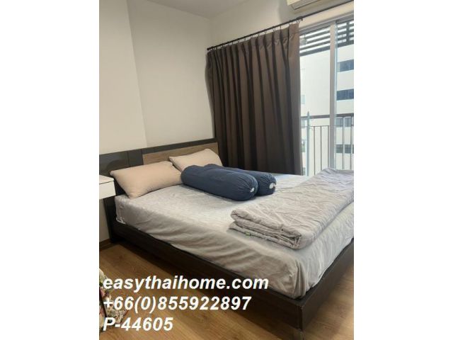 P-44605 ให้เช่าห้องแบบ 1นอน คอนโดห้องสวย ซิม วิภา-ลาดพร้าว ใกล้ BTS หมอชิต MRT จตุจักร ชั้น23 เฟอร์ครบ มีเครื่องซักผ้า วิวเมือง Line: @easythaihome