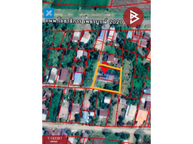 ขายที่ดิน เนื้อที่ 3 งาน 54.5 ตร.วา ป่าเลา เพชรบูรณ์
